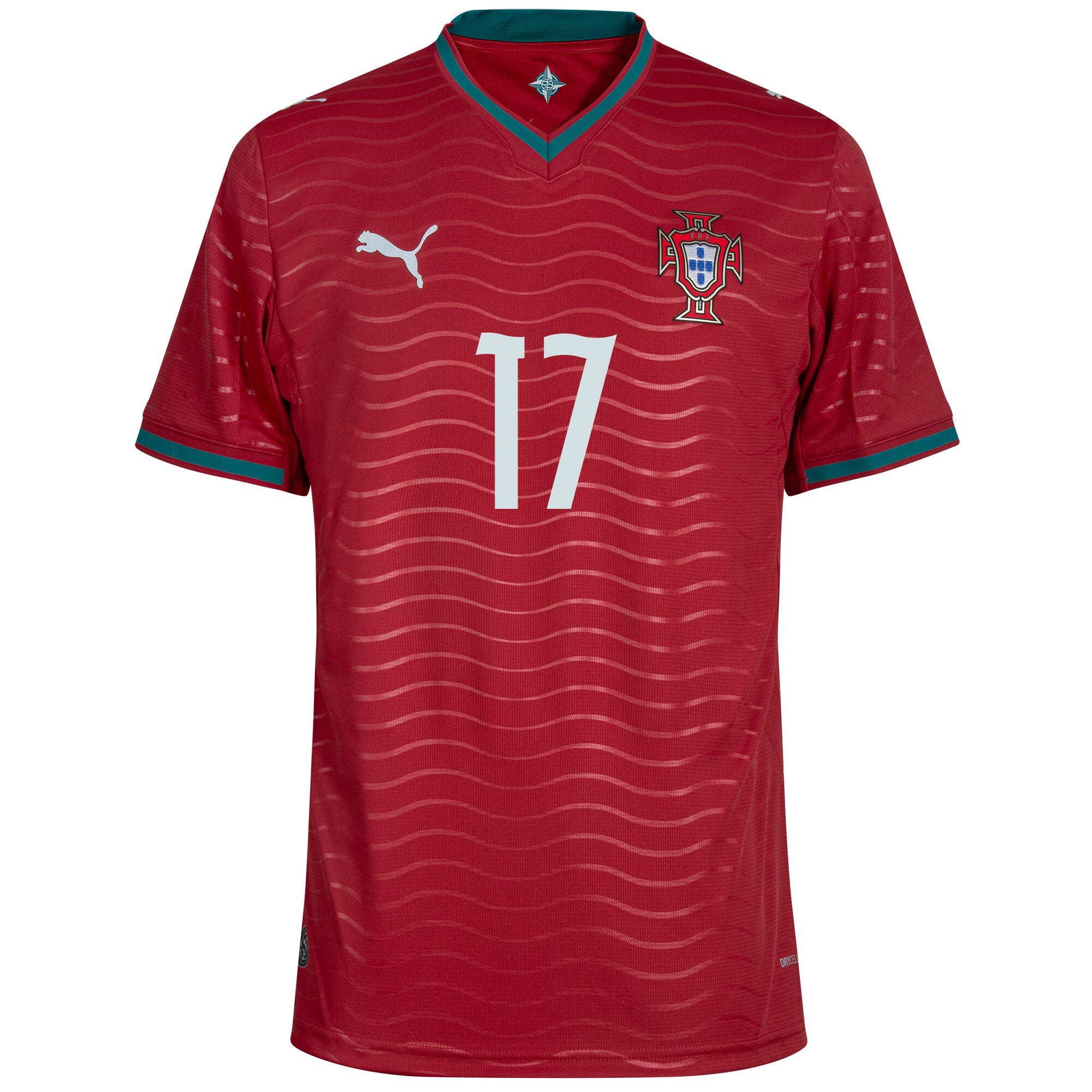 Portugal Home R. Leão 17 Jersey 2026-2027 (Official Printing)