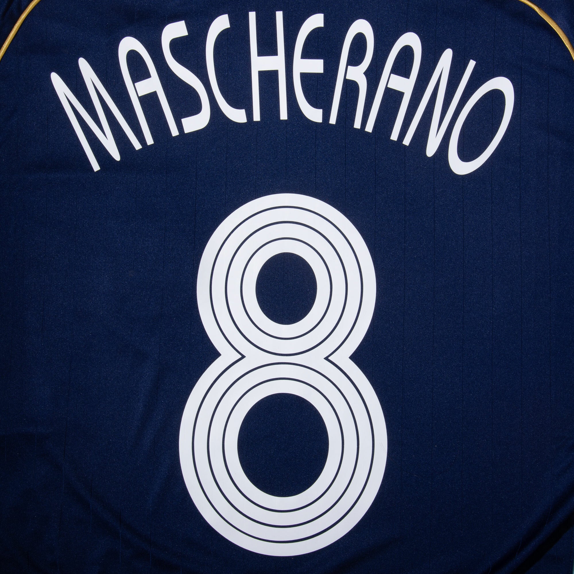 Argentina Reissue Away Mascherano 8 Jersey 2006 (Retro Flex Printing)