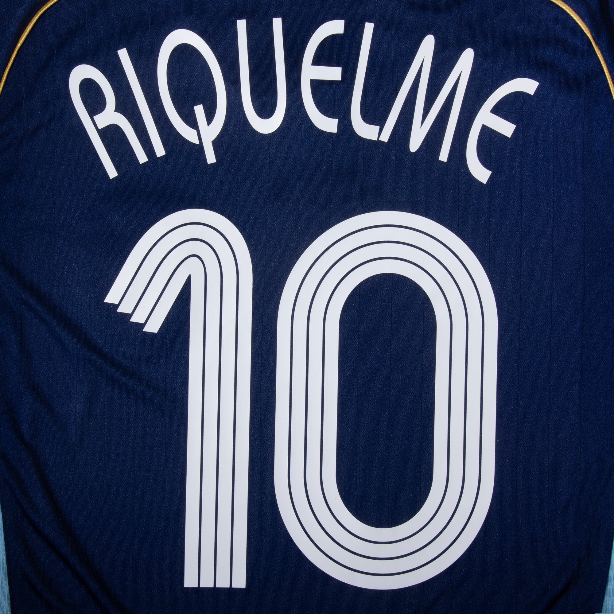 Argentina Reissue Away Riquelme 10 Jersey 2006 (Retro Flex Printing)