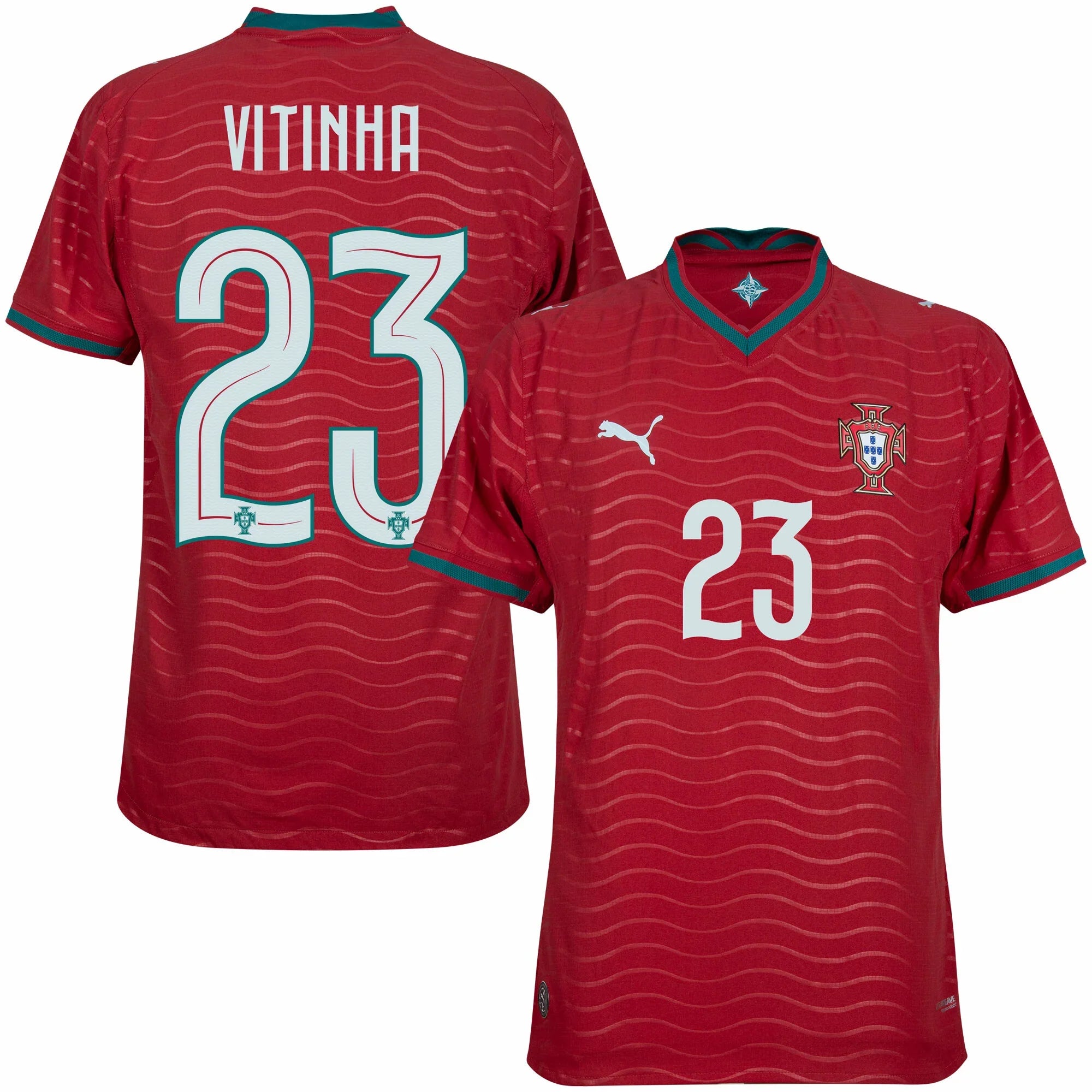 Portugal Authentic Home Vitinha 23 Jersey 2026-2027 (Official Printing)