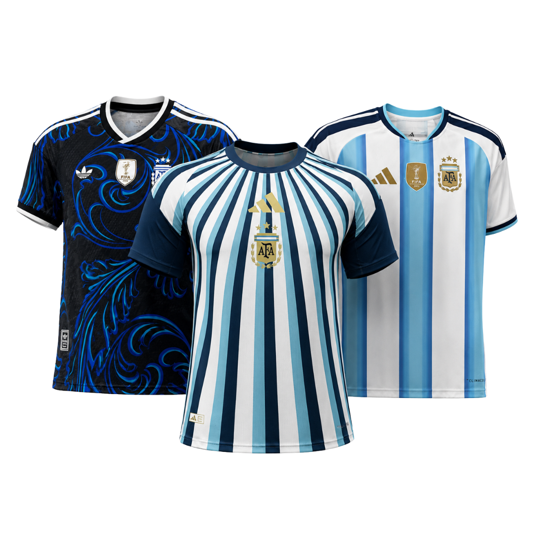 Argentina 2026 World Cup 3-Shirt Kit