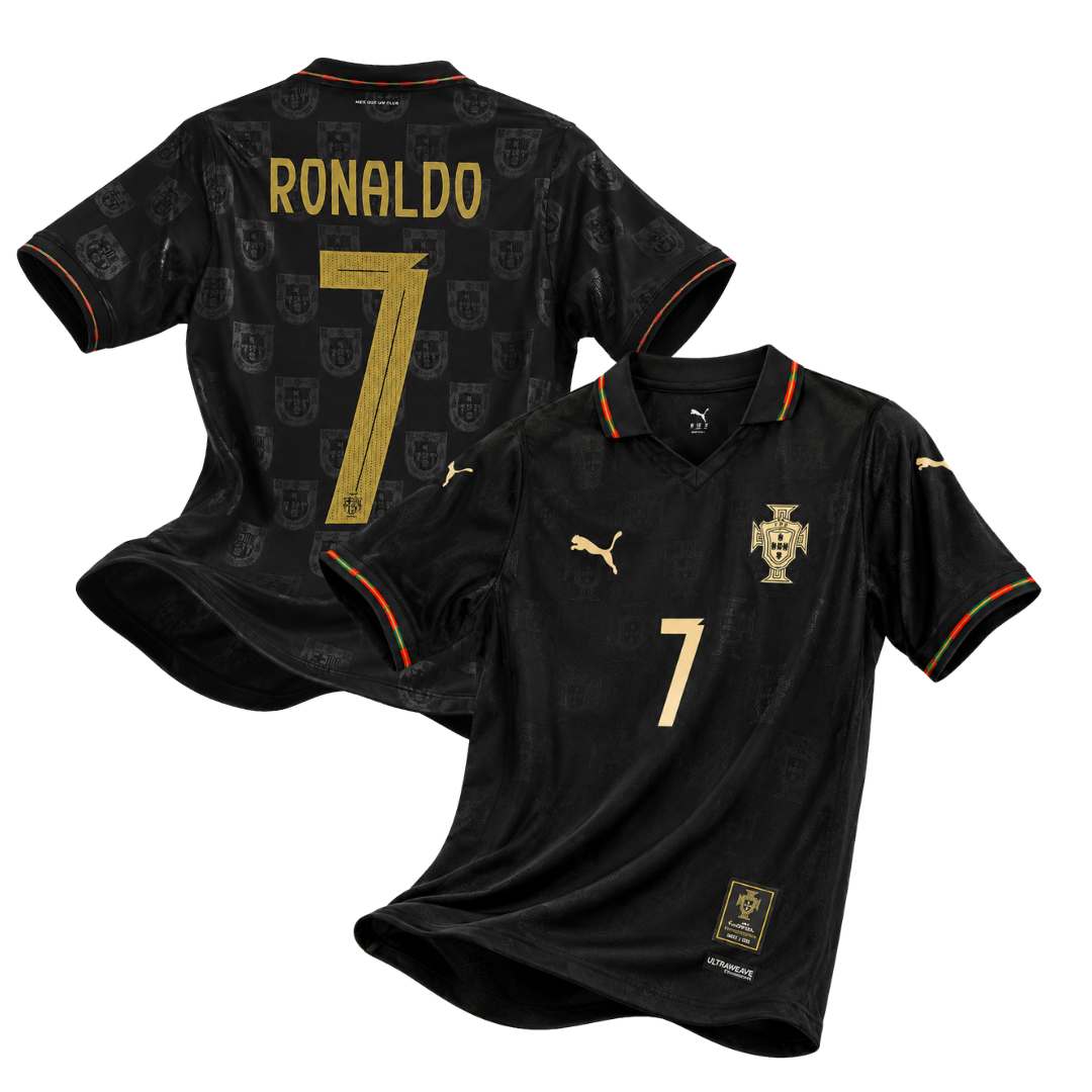 Portugal Black Panther Ronaldo #7 Jersey (Player Version)
