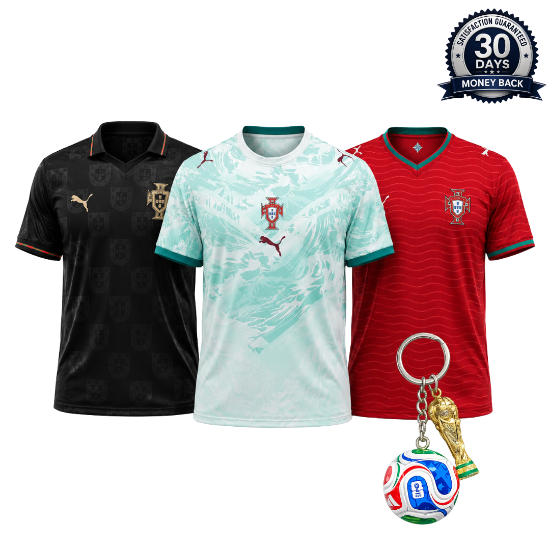 Portugal 2026 World Cup 3-Shirt Kit