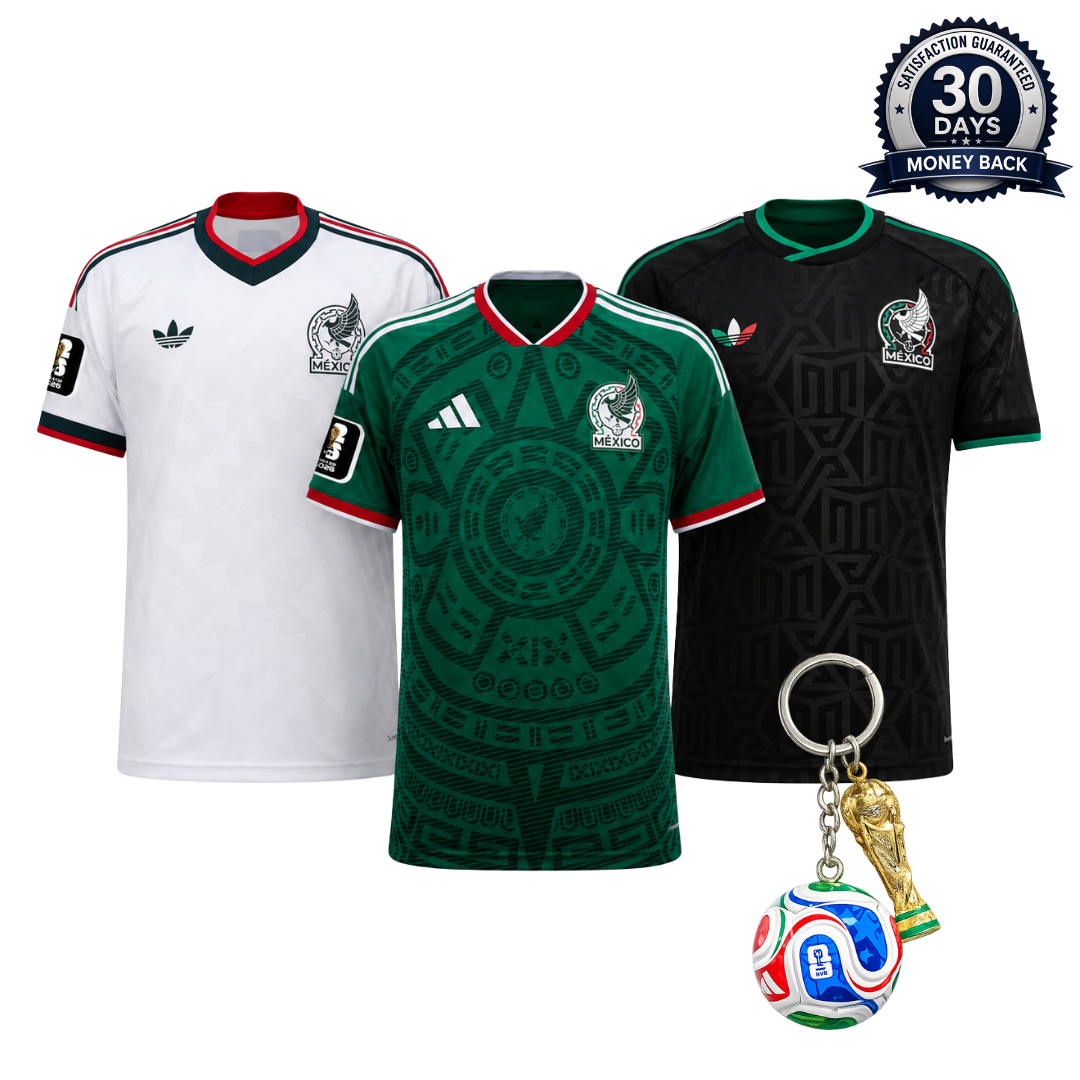 Mexico 2026 World Cup 3-Shirt Kit (Player Version)