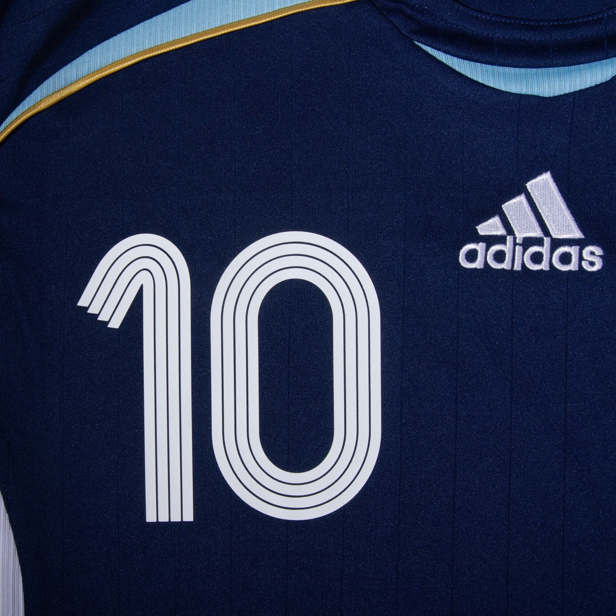 Argentina Reissue Away Riquelme 10 Jersey 2006 (Retro Flex Printing)
