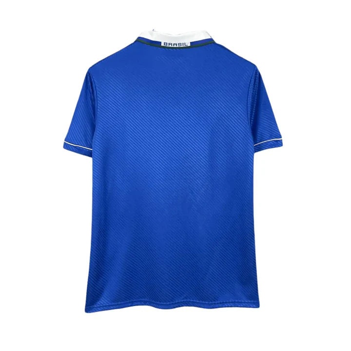Brazil Retro II 1994 World Cup Soccer Jersey - Blue