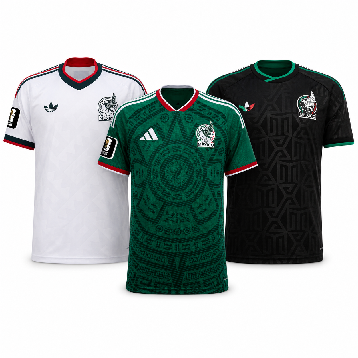 Mexico 2026 World Cup 3-Shirt Kit