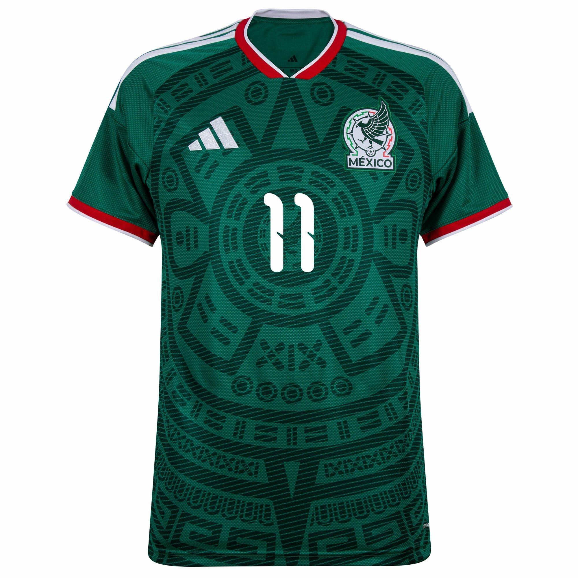 Mexico Home Jersey S. Gimenez 11 Shirt 2026-2027 (Official Printing) (Fan Version)